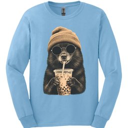 Schipperke Hipster Dog Long Sleeve Shirt Gift For Dog Lover
