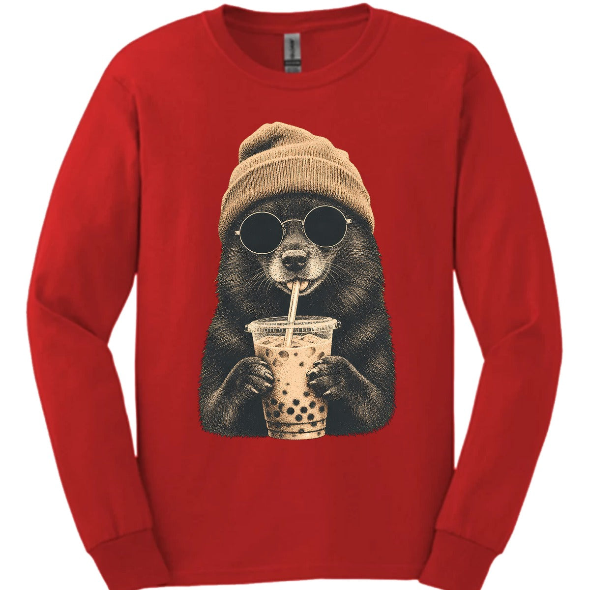 Schipperke Hipster Dog Long Sleeve Shirt Gift For Dog Lover