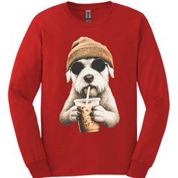 Sealyham Terrier Hipster Dog Long Sleeve Shirt Gift For Dog Lover