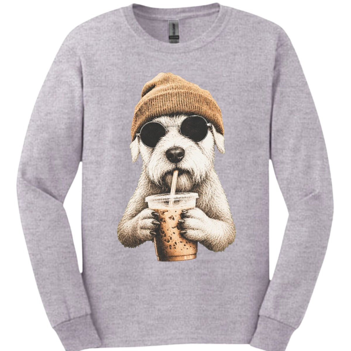 Sealyham Terrier Hipster Dog Long Sleeve Shirt Gift For Dog Lover