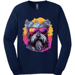 Skye Terrier Top Dog Long Sleeve Shirt Gift For Dog Lover
