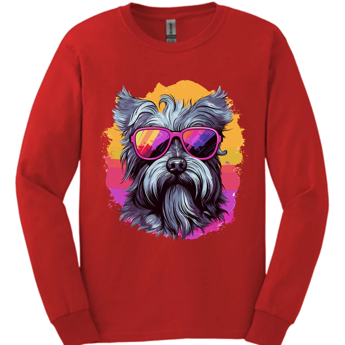 Skye Terrier Top Dog Long Sleeve Shirt Gift For Dog Lover