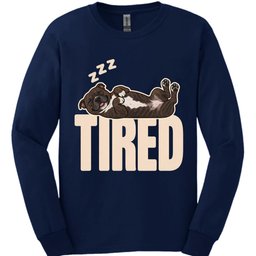 Staffordshire Bull Terrier Tired Dog Long Sleeve Shirt Gift For Dog Lover