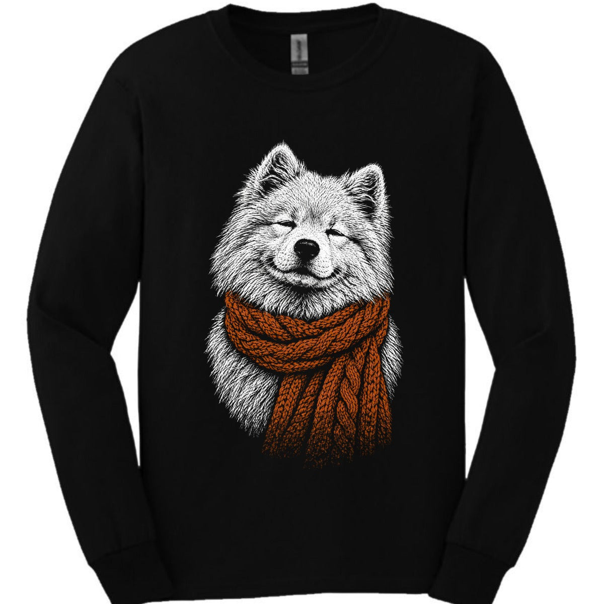 Samoyed Winter Dog Long Sleeve Shirt Gift For Dog Lover
