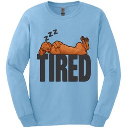 Vizsla Tired Dog Long Sleeve Shirt Gift For Dog Lover