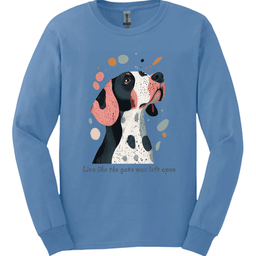 Springer Spaniel Live Like The Gate Was Left Open Long Sleeve Shirt Gift For Dog Lover
