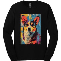 Welsh Corgi Punk Dog Long Sleeve Shirt Gift For Dog Lover