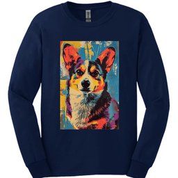 Welsh Corgi Punk Dog Long Sleeve Shirt Gift For Dog Lover