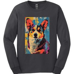 Welsh Corgi Punk Dog Long Sleeve Shirt Gift For Dog Lover