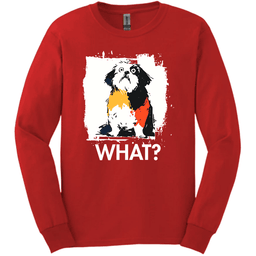 Shih Tzu What Dog Long Sleeve Tee Gift For Dog Lover