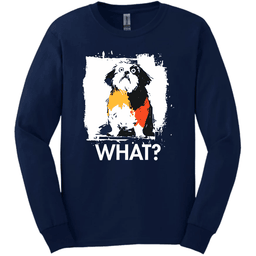 Shih Tzu What Dog Long Sleeve Tee Gift For Dog Lover