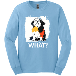 Shih Tzu What Dog Long Sleeve Tee Gift For Dog Lover