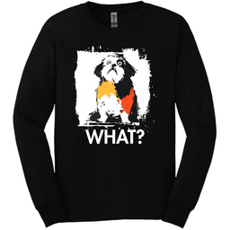 Shih Tzu What Dog Long Sleeve Tee Gift For Dog Lover