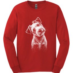 Sealyham Terrier Tilted Dog Long Sleeve Shirt Gift For Dog Lover