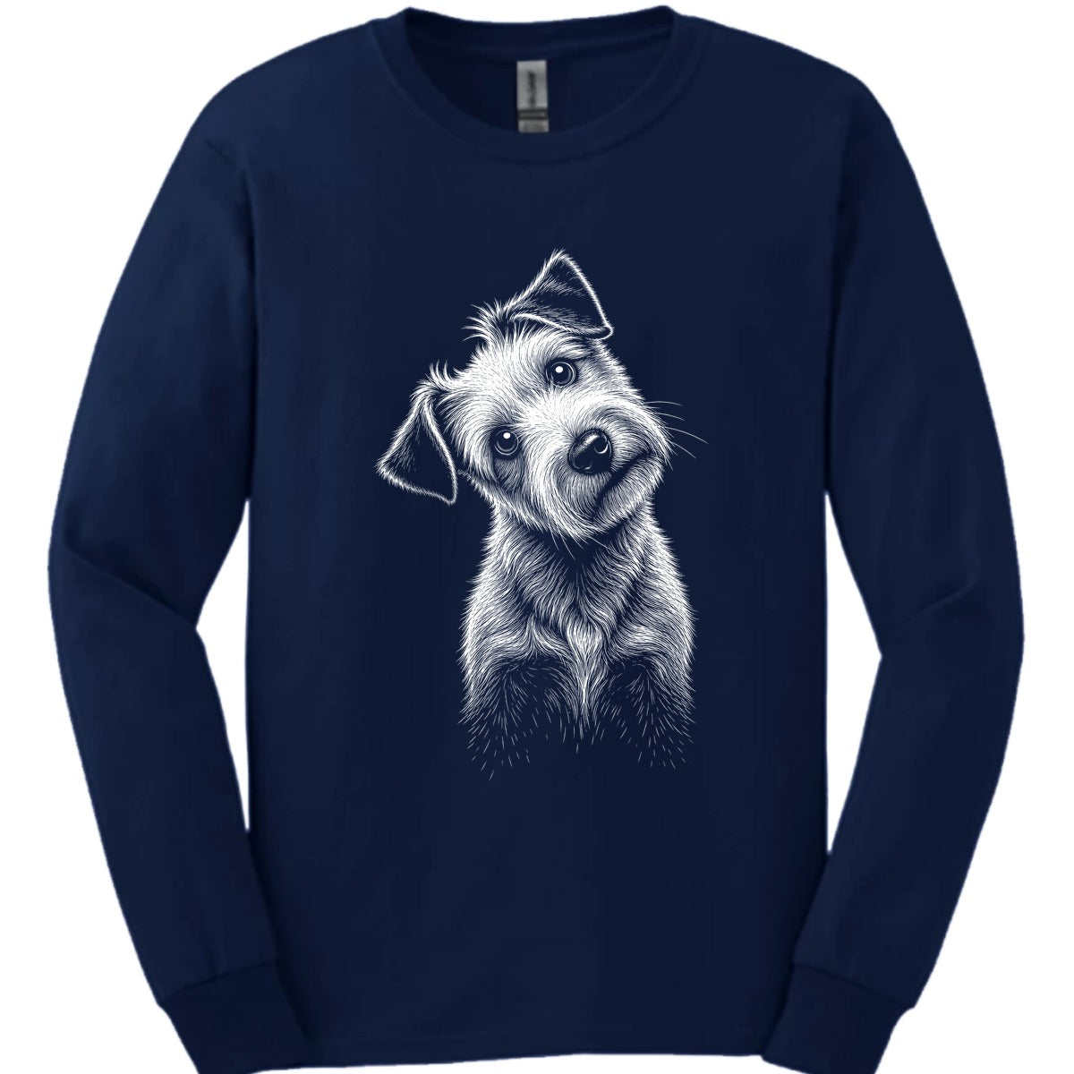 Sealyham Terrier Tilted Dog Long Sleeve Shirt Gift For Dog Lover
