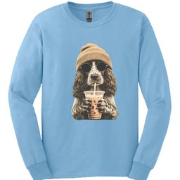 Sprocker Hipster Dog Long Sleeve Shirt Gift For Dog Lover
