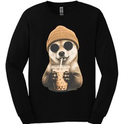 Shiba Inu Hipster Dog Long Sleeve Shirt Gift For Dog Lover