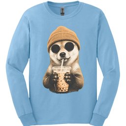 Shiba Inu Hipster Dog Long Sleeve Shirt Gift For Dog Lover