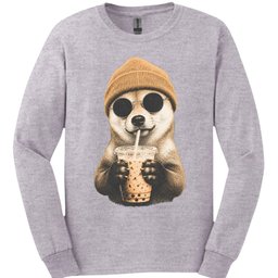 Shiba Inu Hipster Dog Long Sleeve Shirt Gift For Dog Lover