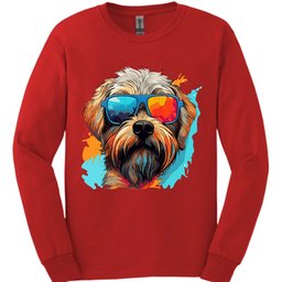 Soft Coated Wheaten Terrier Top Dog Long Sleeve Shirt Gift For Dog Lover