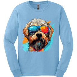 Soft Coated Wheaten Terrier Top Dog Long Sleeve Shirt Gift For Dog Lover