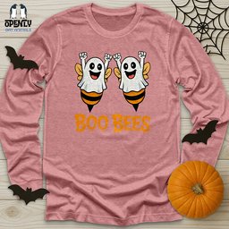 Boo Bees Unisex Long Sleeve Tee Gift For Animal Lover