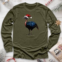 Cassowary Unisex Long Sleeve Tee Gift For Animal Lover