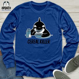 Cereal Killer Unisex Long Sleeve Tee Gift For Animal Lover