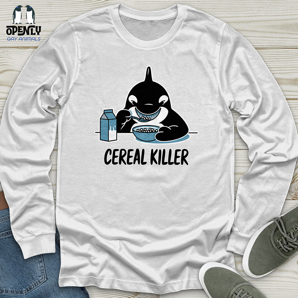 Cereal Killer Unisex Long Sleeve Tee Gift For Animal Lover