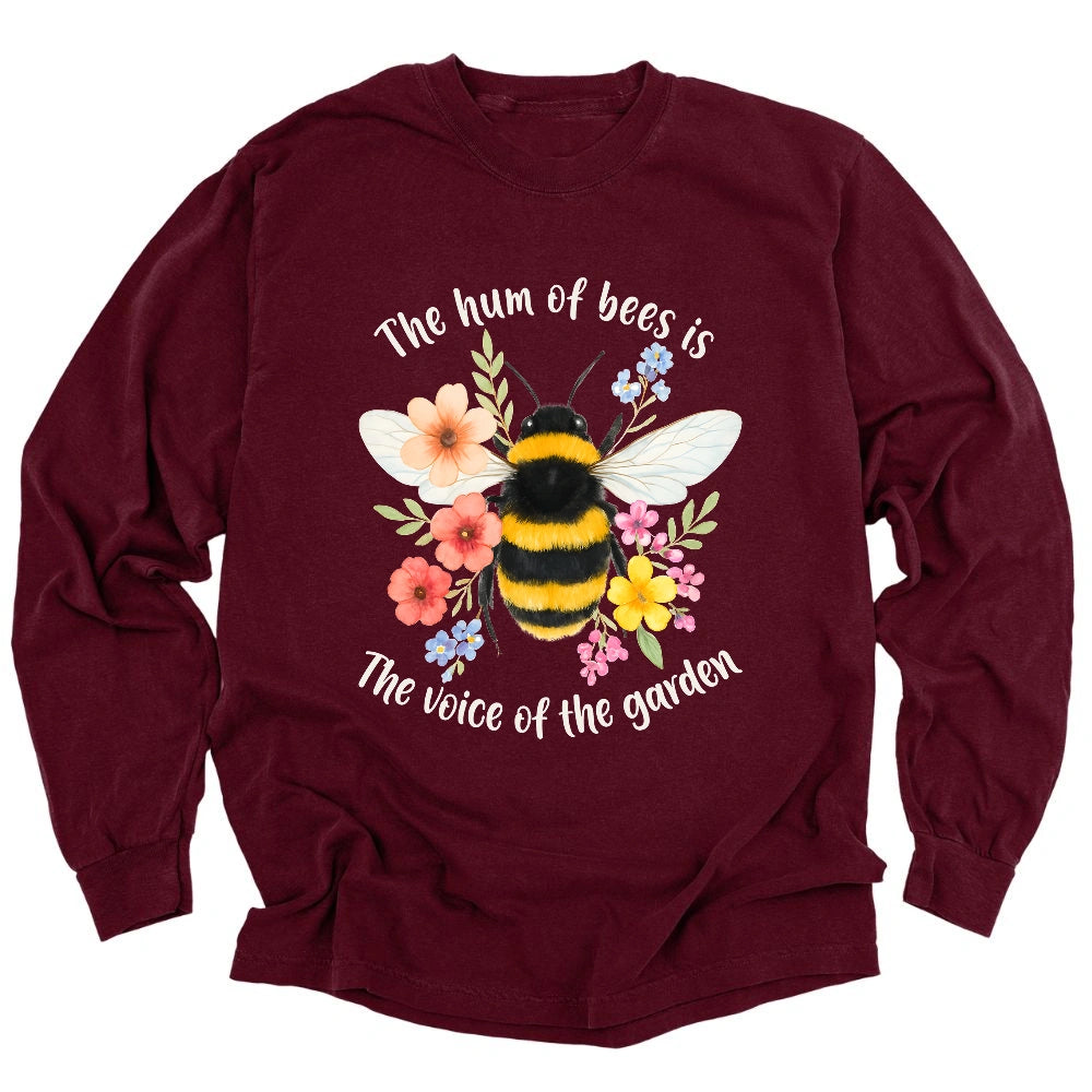 The Voice Of Garden Long Sleeve Shirt T Shirt Gift For Gardener