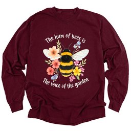 The Voice Of Garden Long Sleeve Shirt T Shirt Gift For Gardener