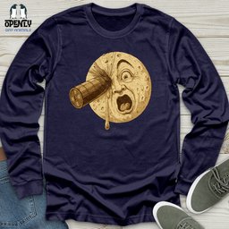 A Trip To The Moon Unisex Long Sleeve Tee Gift For Animal Lover