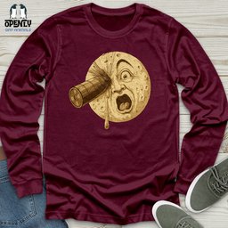 A Trip To The Moon Unisex Long Sleeve Tee Gift For Animal Lover