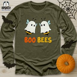 Boo Bees 2 Unisex Long Sleeve Tee Gift For Animal Lover