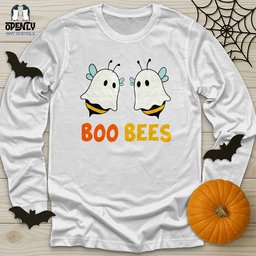Boo Bees 2 Unisex Long Sleeve Tee Gift For Animal Lover