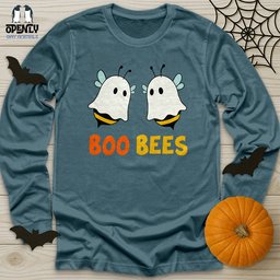 Boo Bees 2 Unisex Long Sleeve Tee Gift For Animal Lover