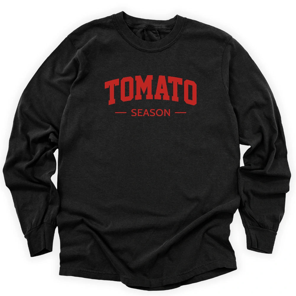 Tomato Season Long Sleeve Shirt T Shirt Gift For Gardener