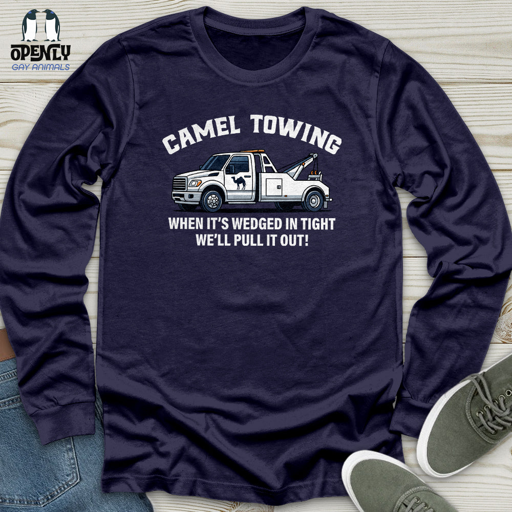 Camel Towing Unisex Long Sleeve Tee Gift For Animal Lover