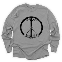 Peace Symbol Long Sleeve Shirt T Shirt Gift For Gardener