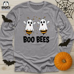 Boo Bees 5 Unisex Long Sleeve Tee Gift For Animal Lover