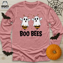 Boo Bees 5 Unisex Long Sleeve Tee Gift For Animal Lover