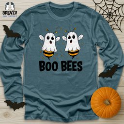 Boo Bees 5 Unisex Long Sleeve Tee Gift For Animal Lover