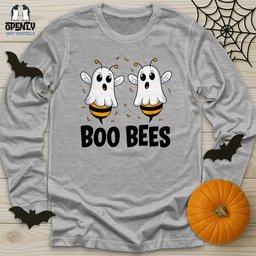 Boo Bees 5 Unisex Long Sleeve Tee Gift For Animal Lover