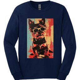 Yorkshire Terrier Punk Dog Long Sleeve Shirt Gift For Dog Lover