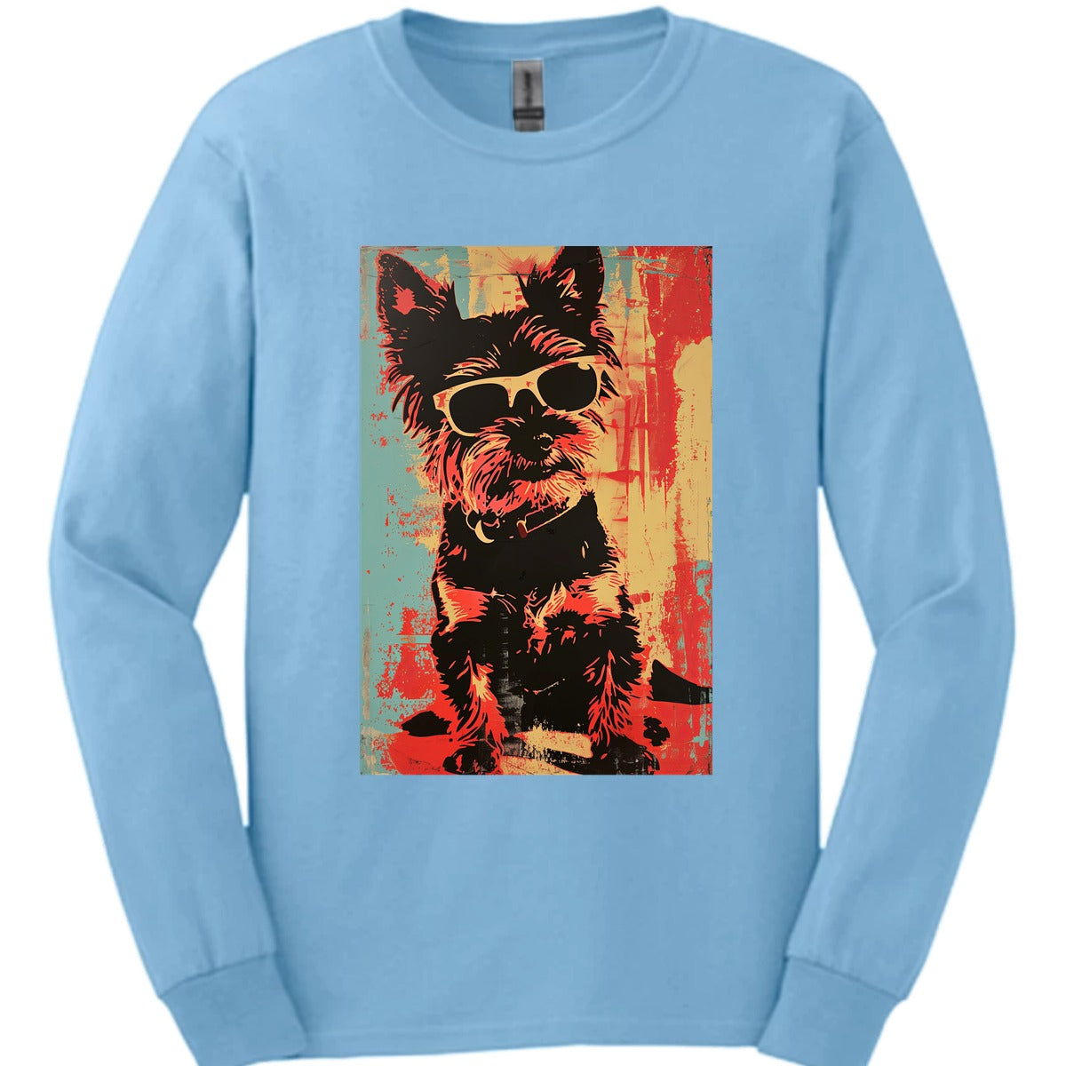 Yorkshire Terrier Punk Dog Long Sleeve Shirt Gift For Dog Lover