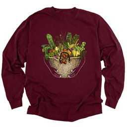 From Garden To Basket Long Sleeve Shirt T Shirt Gift For Gardener