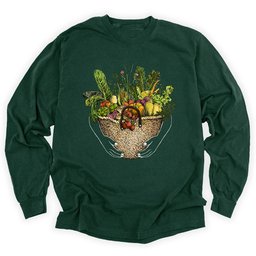 From Garden To Basket Long Sleeve Shirt T Shirt Gift For Gardener