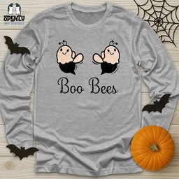 Boo Bees 3 Unisex Long Sleeve Tee Gift For Animal Lover