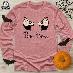 Boo Bees 3 Unisex Long Sleeve Tee Gift For Animal Lover