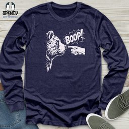 Bear Boop Unisex Long Sleeve Tee Gift For Animal Lover